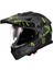 Pıoner 2 Crazy Mat Siyah-Gri-Neon Sarı Kask 1