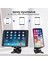 Telefon Stand Çelik Teknoloji Ev Yaşam Kılıflı Gümüş 270 Derece Açılı 1 Adet 5