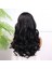 Siyah Bebek Saçlı Dalgalı Fiber Sentetik Tül Peruk 5