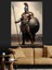 Mızraklı Spartalı Dekoratif Kanvas - Mdf Ahşap Tablo 2