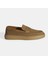 Erkek Bej Slip-On Nubuk Deri Loafer 1