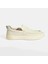 Erkek Krem Slip-On Deri Loafer 1
