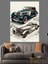 Retro Klasik Araba Dekoratif Kanvas - Mdf Ahşap Tablo 1