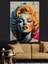 Marilyn Monroe Sanatı Dekoratif Kanvas - Mdf Ahşap Tablo 1