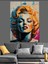 Marilyn Monroe Sanatı Dekoratif Kanvas - Mdf Ahşap Tablo 3