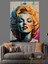 Marilyn Monroe Sanatı Dekoratif Kanvas - Mdf Ahşap Tablo 4