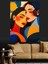 Sarılma ve Soyut Sanat Dekoratif Kanvas - Mdf Ahşap Tablo 3
