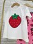 Kız Çocuk Çilek ve Ayıcık Detaylı T-Shirt Alt Üst Takım 2