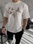 Nakış Işlemeli T-Shirt - Beyaz 1