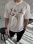 Nakış Işlemeli T-Shirt - Beyaz 2