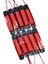 10 Adet Kırmızı Parmak Lamba 6 LED 12V 24V 1