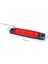 10 Adet Kırmızı Parmak Lamba 6 LED 12V 24V 3