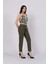 Çift Kemer Detaylı, Duble Paça, Çift Cepli Basic Trend Pantolon 30223 4