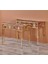 Seta Marble Dresuar Kahve 2li Set 99*29*73 - 93*27*70 cm 1