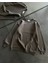 Kışlık Bisiklet Yaka Üç Iplik Basic Sweatshirt - Füme 1