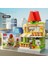 Gökkuşağı Şeker Evi Sokak Yapı Taşları Yapboz Puzzle Çocuk Oyuncakları (Yurt Dışından) 1