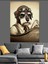Uçuş Gözlüklü Köpek Dekoratif Kanvas - Mdf Ahşap Tablo 1