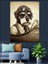 Uçuş Gözlüklü Köpek Dekoratif Kanvas - Mdf Ahşap Tablo 3