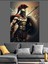 Mızraklı Gladyatör Dekoratif Kanvas - Mdf Ahşap Tablo 2