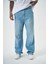 Erkek Washed Baggy Pantolon K.mavi 1
