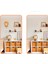 Duvar Saat Kedi Sallanan Pvc 39 x 25 x 6 cm Sarı Çizgi Film Oturma Oda Yaratıcı Ev Moda Sevimli 1 Adet 5