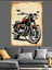 Klasik Motor ve Retro Tasarım Dekoratif Kanvas - Mdf Ahşap Tablo 3