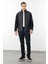 Erkek Önü Kapitone Eşofman Üstü Siyah 5