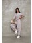 Osy Modal Yumuşak Dokulu Kumaş Oversize Bisiklet Yaka T-Shirt Jogger Eşofman Altı Eşofman Takımı - Gri 3