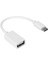 Beyaz USB Dişi To Type-C Erkek Otg Çevirici (4767) 1