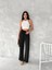 Ayrobin Oversize Kadın Pantalon - Siyah 1