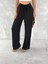 Ayrobin Oversize Kadın Pantalon - Siyah 2