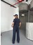 Osy Modal Yumuşak Dokulu Kumaş Kısa Kollu Bluz Rahat Pantalon Ikili Takım- Füme 5
