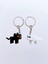 Flexilab Minecraft Kedileri Anahtarlık Seti – Siyah & Beyaz, 2 Cm, Pla Malzeme 2