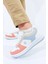 LMB2100 Bağcıklı Sneaker Genç Çocuk Spor Ayakkabı Bebe Mavi Pudra Pembe 2