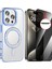 iPhone 16 Pro Max Kılıf Pırlanta Taş Tasarımlı Magsafe Şarj Özellikli Zore Karetta Silikon Kapak + Hayalet Ekran Koruyucu 1