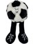 Siyah Beyaz Sevimli Taraftar Topu Pelüş Oyuncak 35CM 2