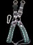 Köpek göğüs tasması küçük ırk paracort örgü göğüs ölçüsü:30-50cm ayarlamalı dog harness GT2-12 8