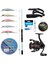 Profesyonel Spin Seti Fuel Spin 2,44 cm 15-40 gr 2 Parça Spin Kamışı&okuma Ceymar Hd CHD-4000A 7+1bb Olta Makinesi 1