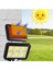120 Cob LED Solar Panelli 3 Modlu Duvar Lambası Bahçe Teras Duvar Monteli 120 Cob LED Solar 2