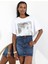 Lacivert Mini Denim Etek 1