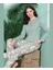 Poleren Modal Kumaş Rahat Gömlek Pantolon/sıfır Yaka Desenli Düz Battal Pijama Takımları 1