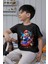 Süper Mario Tshirt Çocuk Tişört Cars 8 Siyah 1