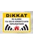 Dikkat Bu Alanda 7/24 Ses ve Görüntü Kaydı Yapılmaktadır Tabela Levha 24X34 cm 1