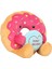Donut Peluş Fuşya Yastık 1