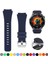 Haylou Gs / Haylou Rs3 / Haylou Rt Uyumlu Tokalı Çapraz Çizgili Silikon Kordon 22MM 3