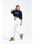 724106_Yeni Sezon Kadın Oversize Geniş Kalıp Baskılı Crop Boy Kısa Kollu Sportif Tshirt 5