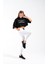 724106_Yeni Sezon Kadın Oversize Geniş Kalıp Baskılı Crop Boy Kısa Kollu Sportif Tshirt 5