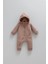 Kız Bebek Koyu Bej Tulum – Konforlu ve Şık Peluş Bebek Tulum 1