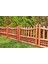SY-5998 Elite Plastik Dekoratif Bahçe Çiti 4'lü Set 60X55 cm Kahverengi 3