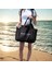 "beach More Worry Less" Baskılı Kanvas Tote Çanta - Plaj Alışveriş Seyahat 2